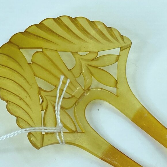 Vintage Japanese hair comb hair pin kanzashi geisha hair accessory 6x3\